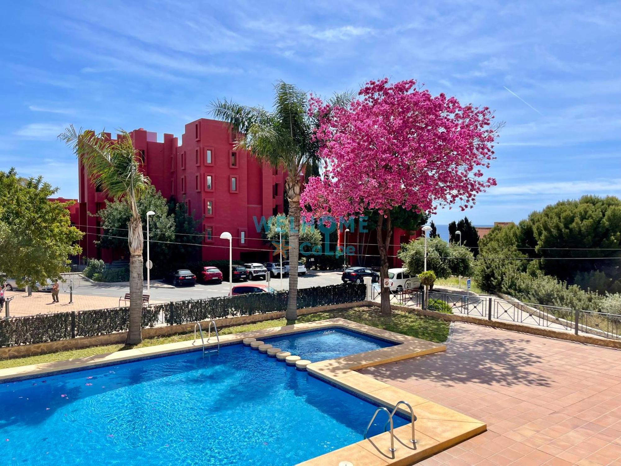 Manzana Bonito Y Comodo Apartamento Con Piscina 卡尔佩 外观 照片