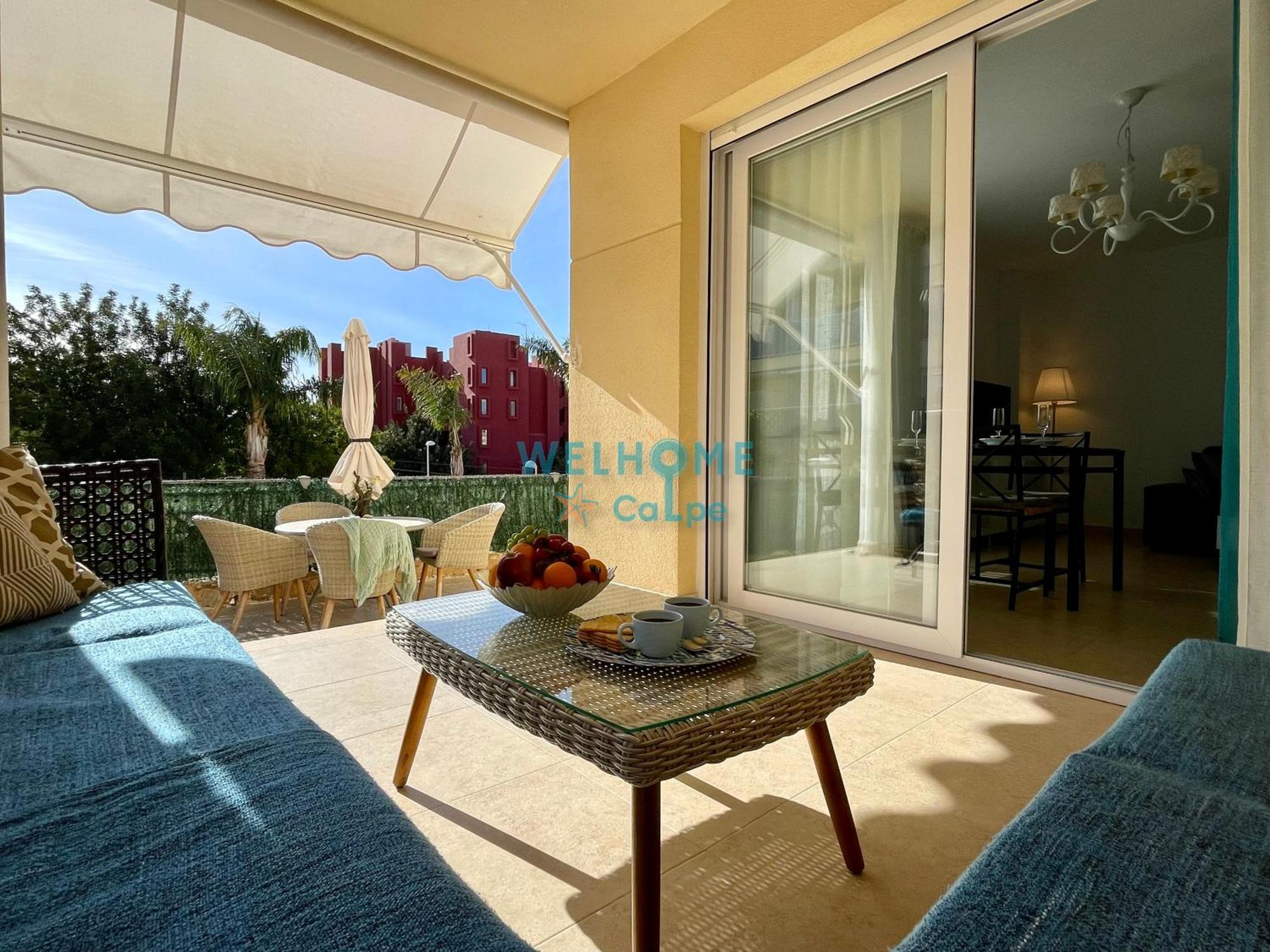 Manzana Bonito Y Comodo Apartamento Con Piscina 卡尔佩 外观 照片