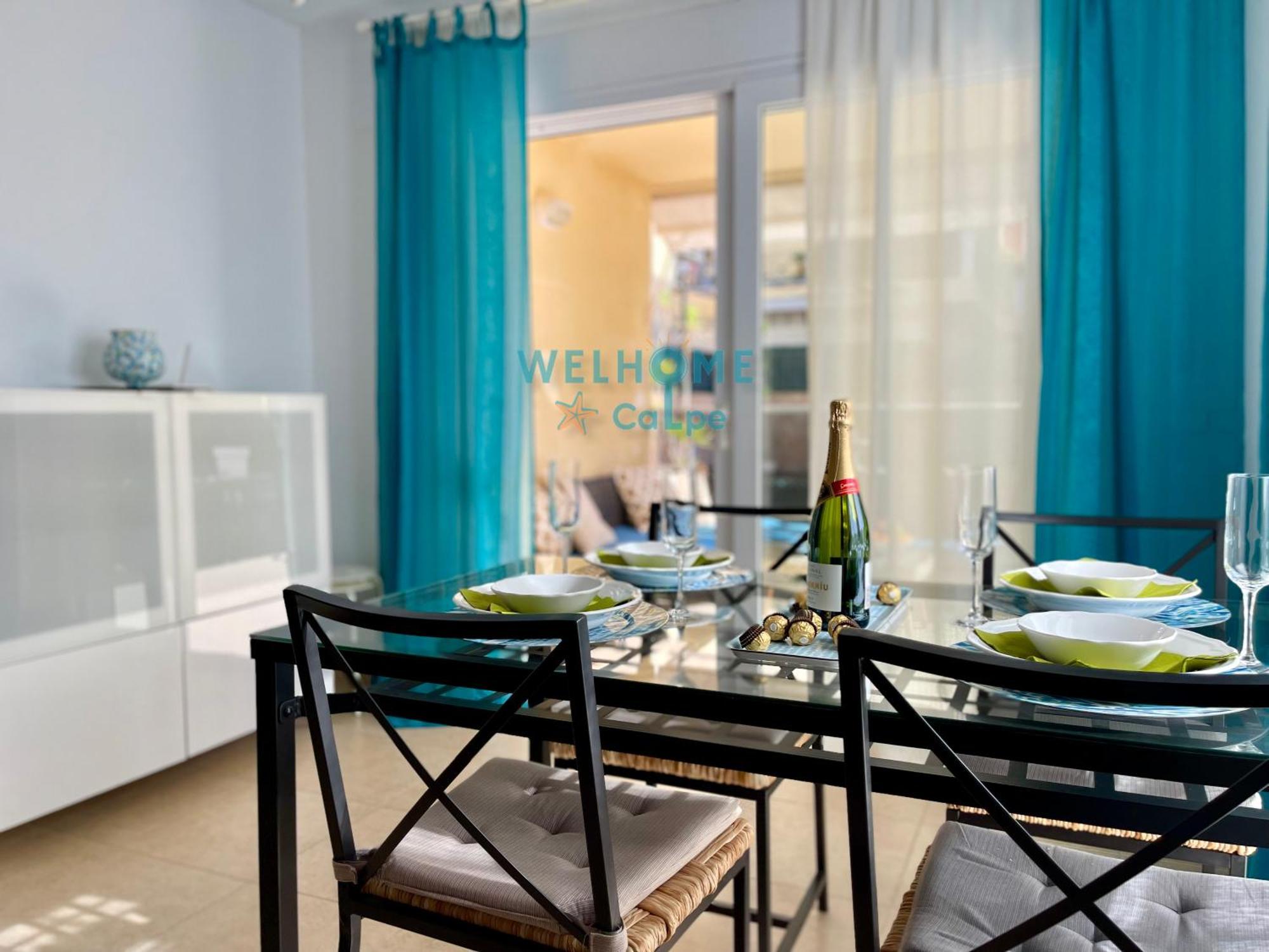 Manzana Bonito Y Comodo Apartamento Con Piscina 卡尔佩 外观 照片