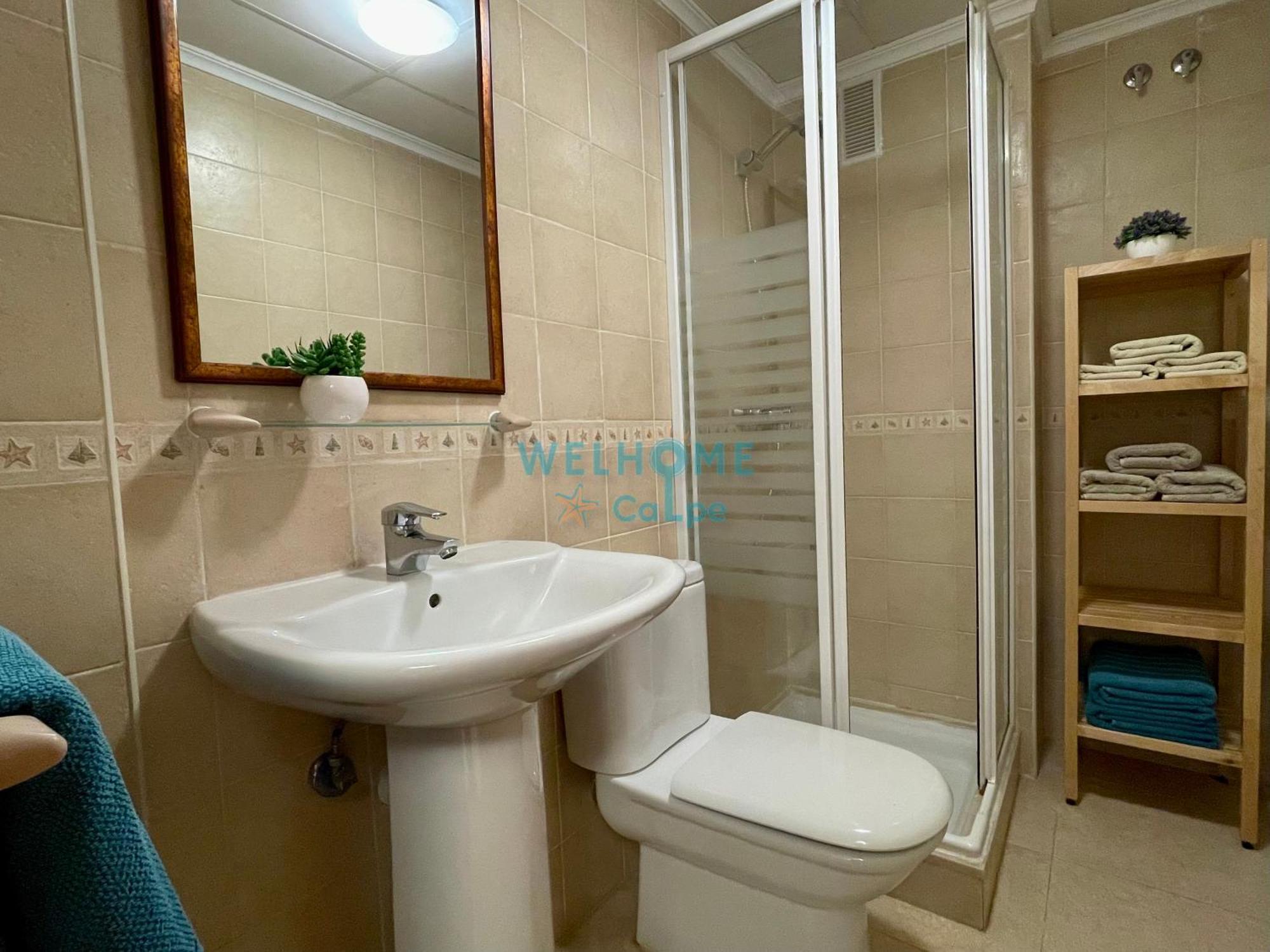 Manzana Bonito Y Comodo Apartamento Con Piscina 卡尔佩 外观 照片