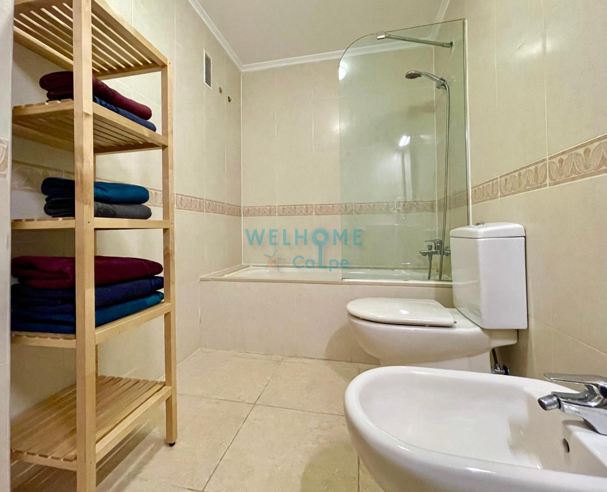 Manzana Bonito Y Comodo Apartamento Con Piscina 卡尔佩 外观 照片