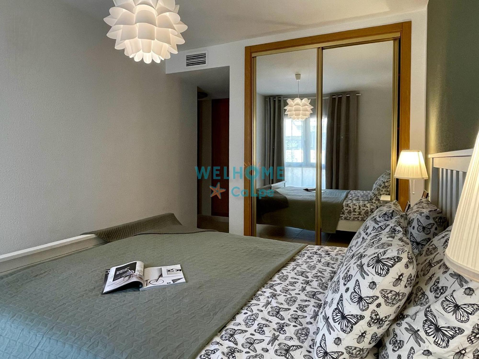 Manzana Bonito Y Comodo Apartamento Con Piscina 卡尔佩 外观 照片