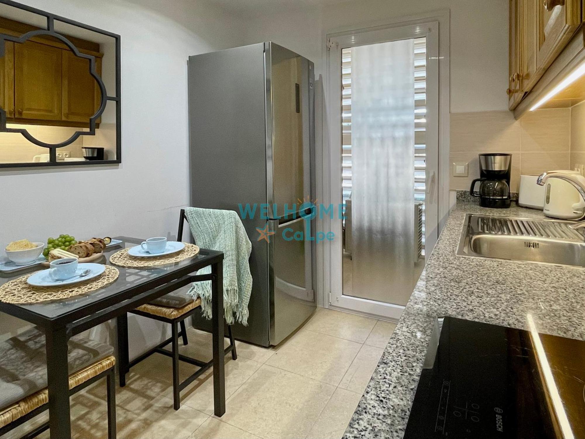 Manzana Bonito Y Comodo Apartamento Con Piscina 卡尔佩 外观 照片
