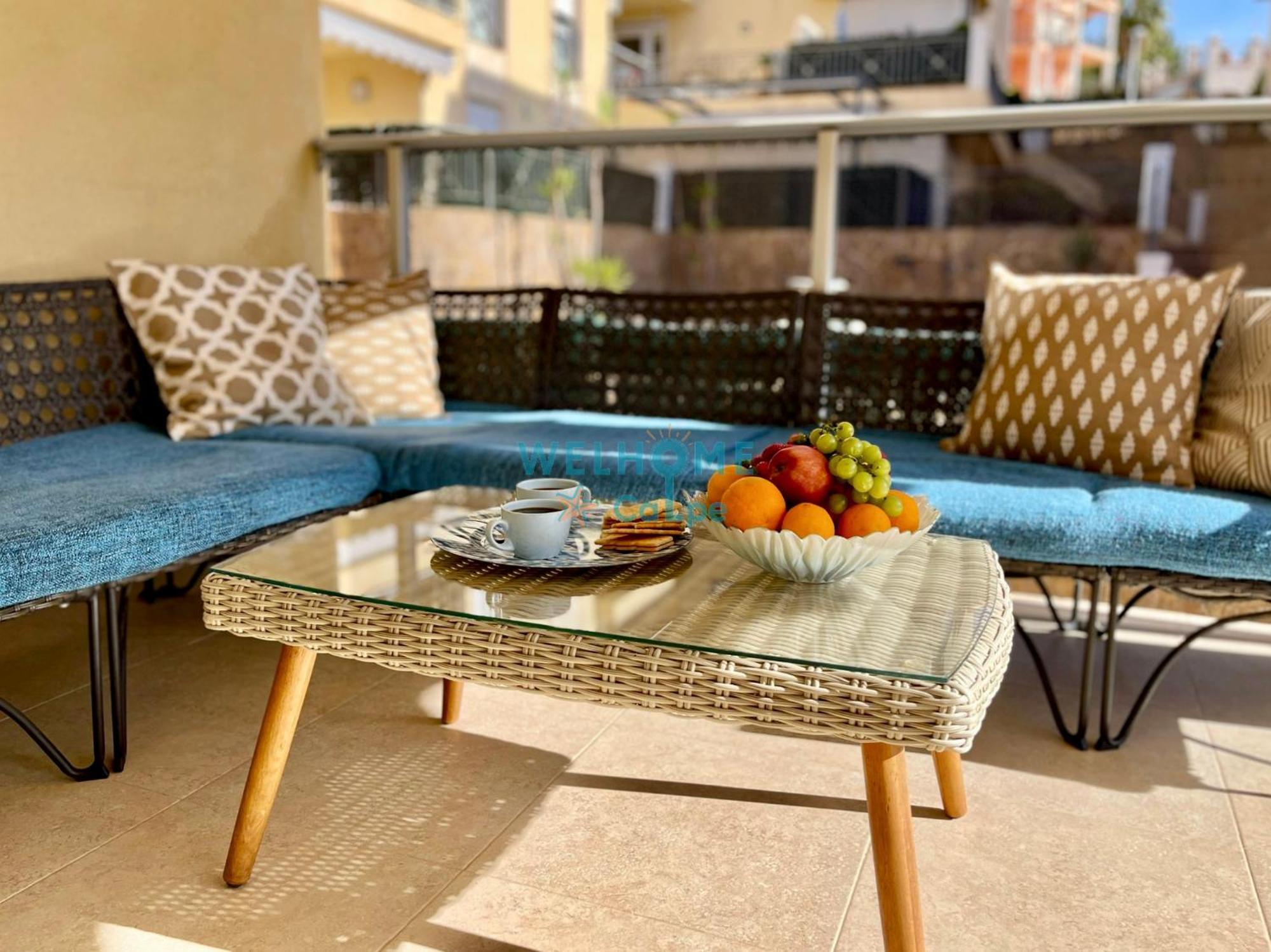 Manzana Bonito Y Comodo Apartamento Con Piscina 卡尔佩 外观 照片