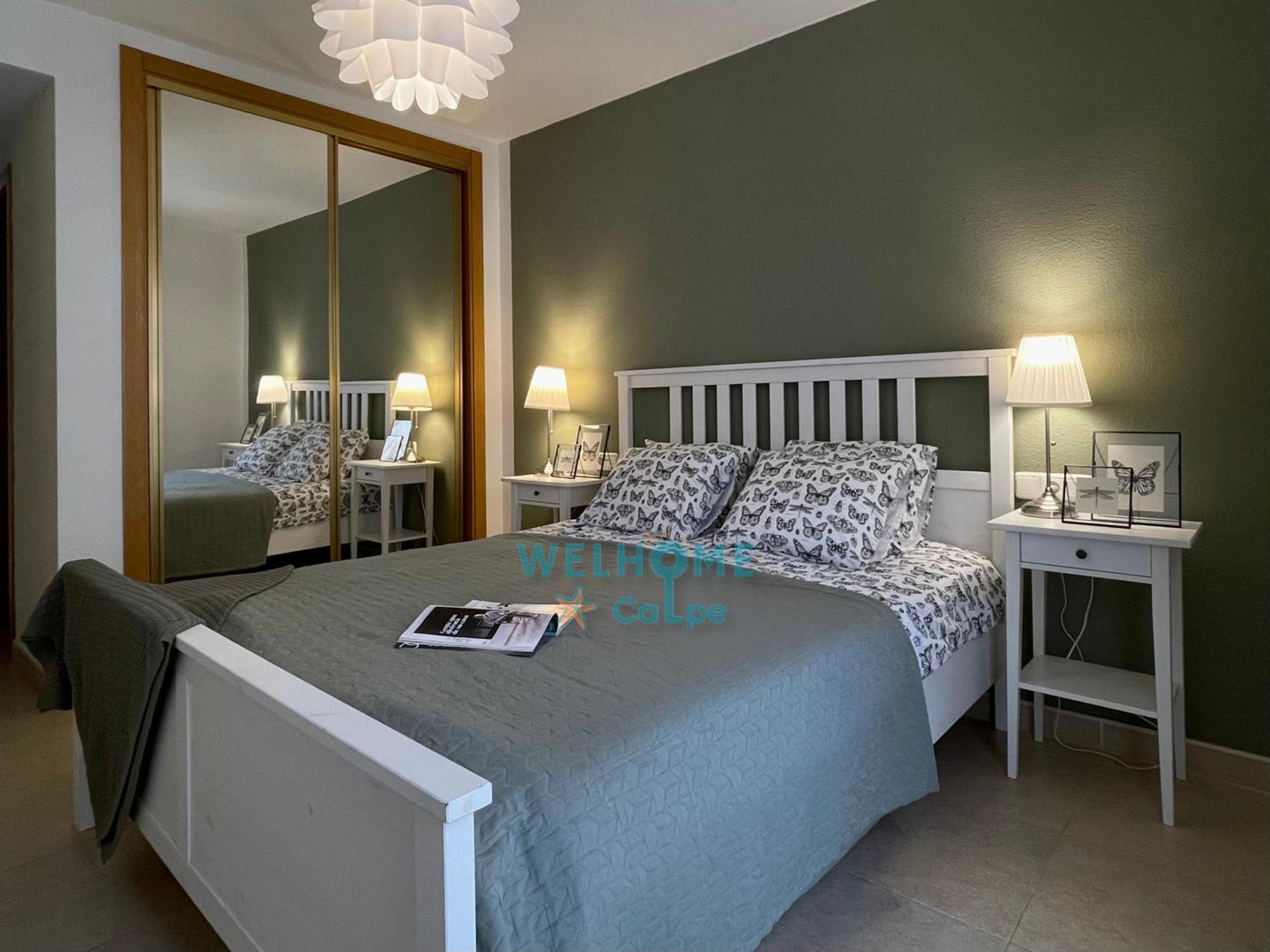 Manzana Bonito Y Comodo Apartamento Con Piscina 卡尔佩 外观 照片