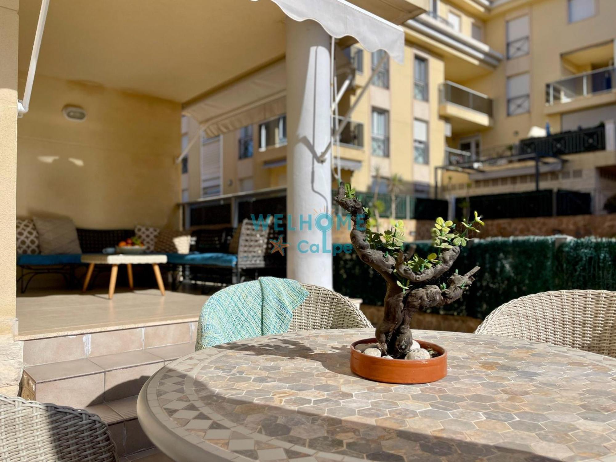 Manzana Bonito Y Comodo Apartamento Con Piscina 卡尔佩 外观 照片